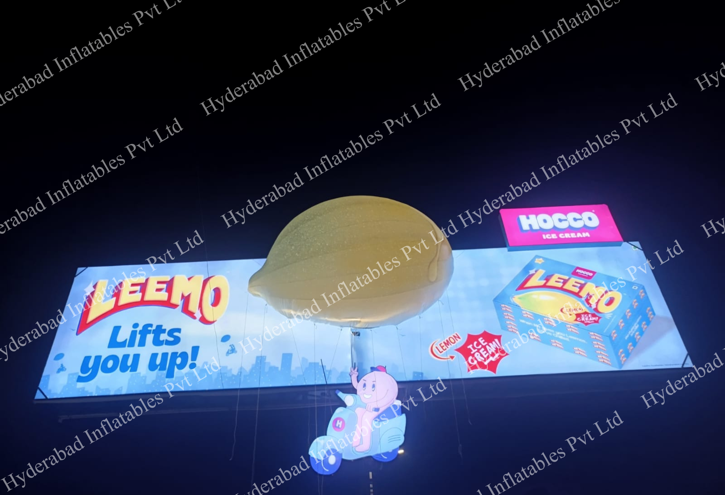 3D Inflatable Lemon Hoarding