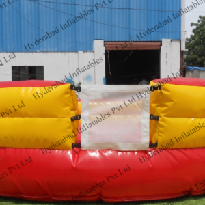 Red & Yellow Bull Ride Arena