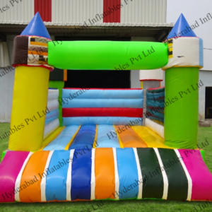 Rainbow Stripe Bounce House