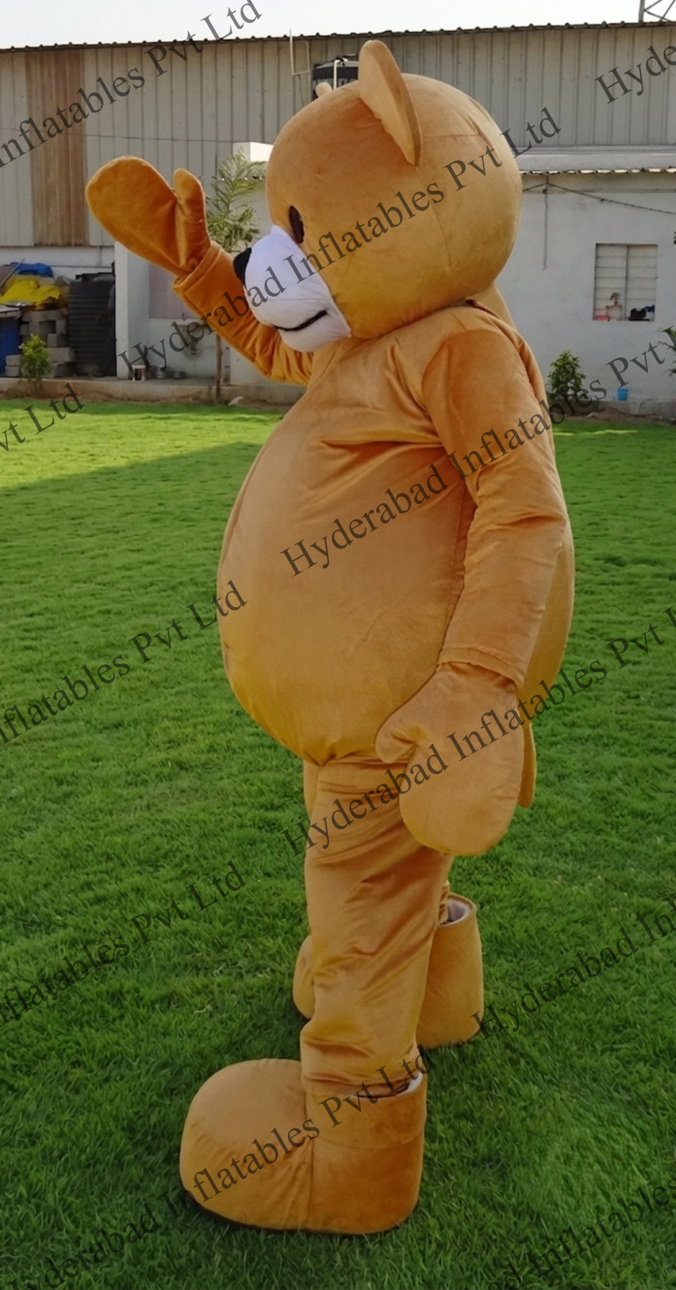 Teddy Bear Mascot Costume - Image 2