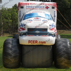 Inflatable Monster Truck Ambulance