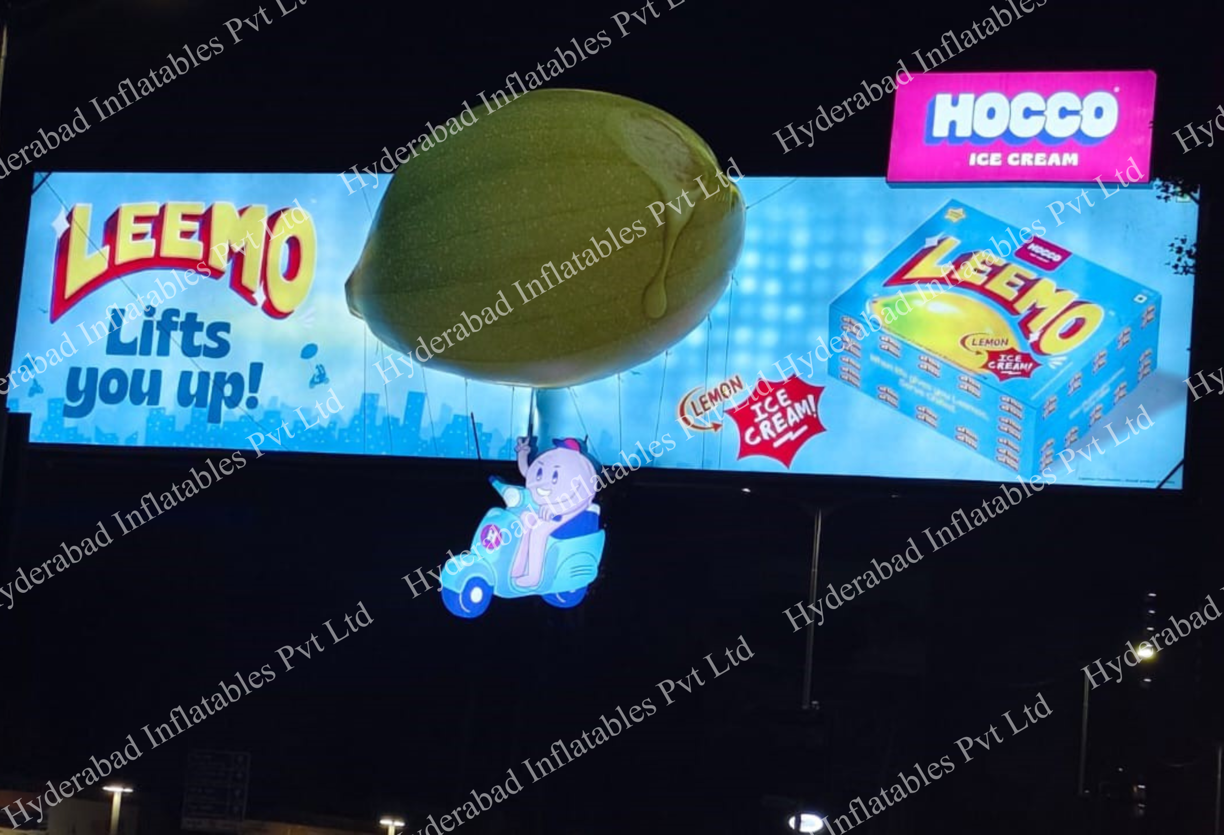 3D Inflatable Lemon Hoarding - Image 3