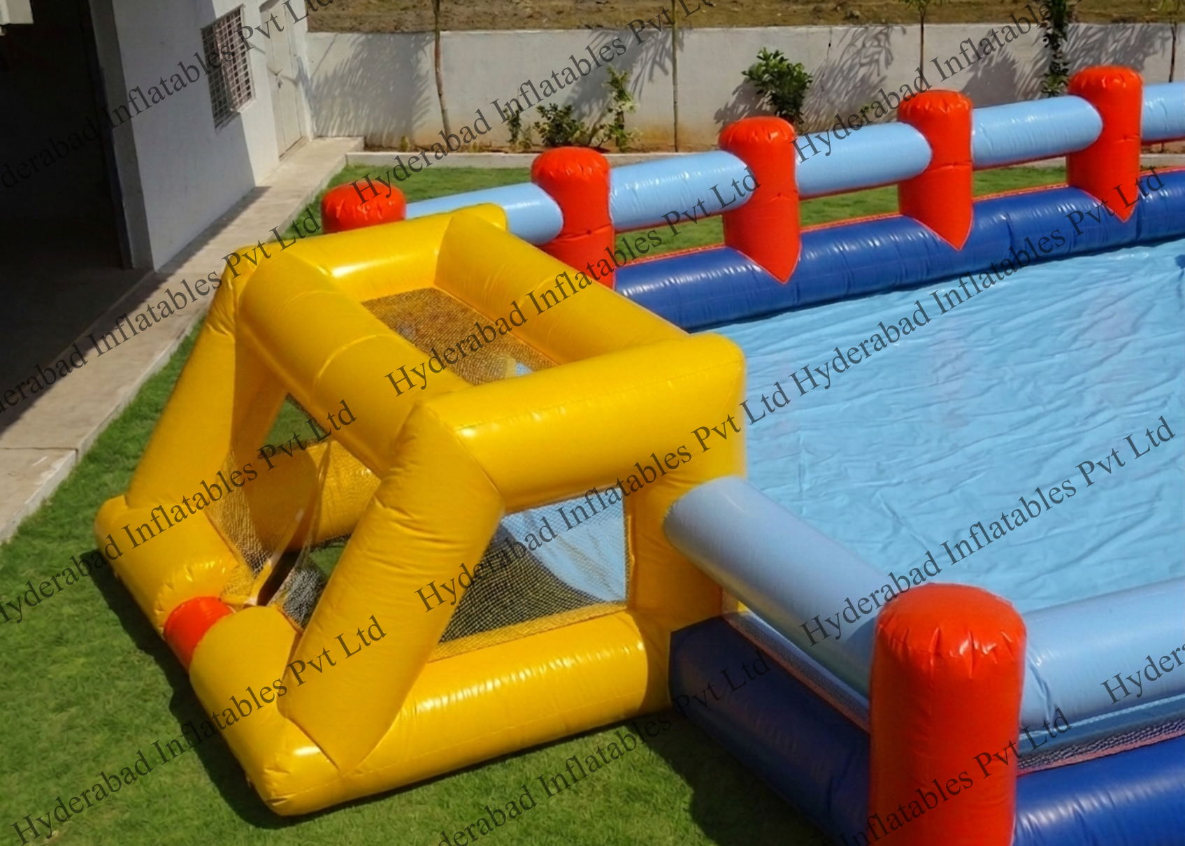 Spiked-Rail Soapy Football Pitch - Image 4