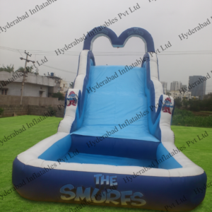 Smurfs Water Slide with Splash Pool
