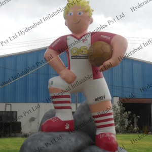 Footballer Mascot