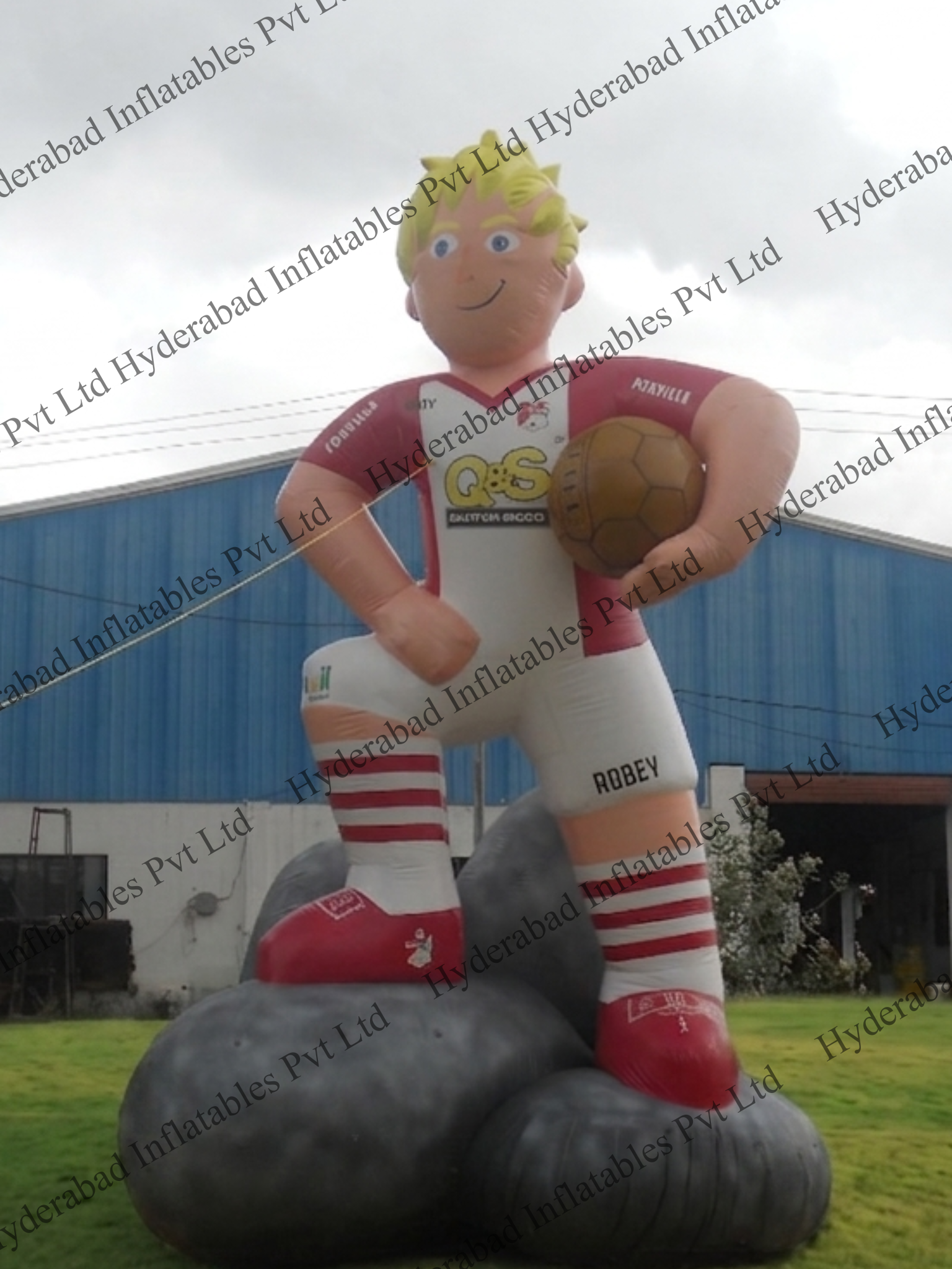 Footballer Mascot