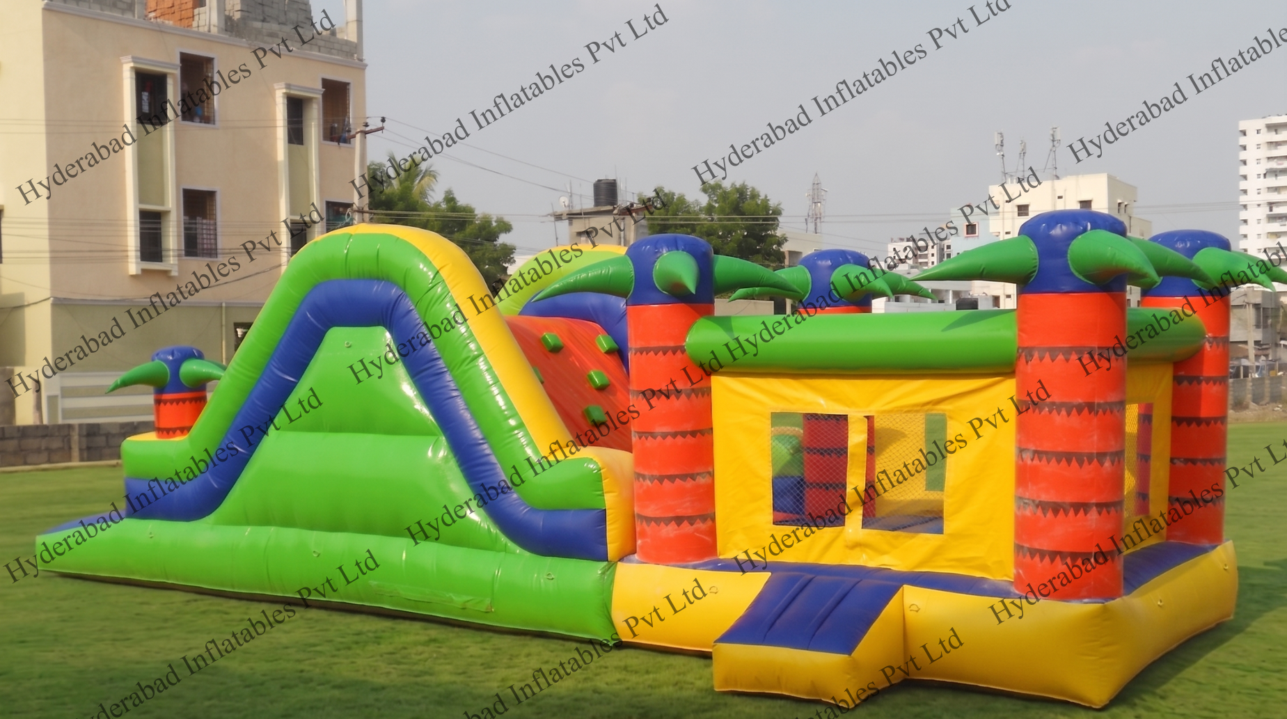 Jungle Bounce & Slide Combo Obstacle